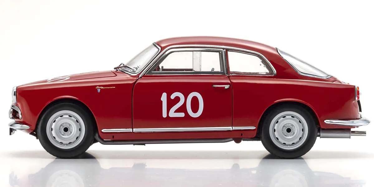 Kyosho 1:18 Alfa Romeo Giuletta Sv Mille Miglia 1956 Nr.120
