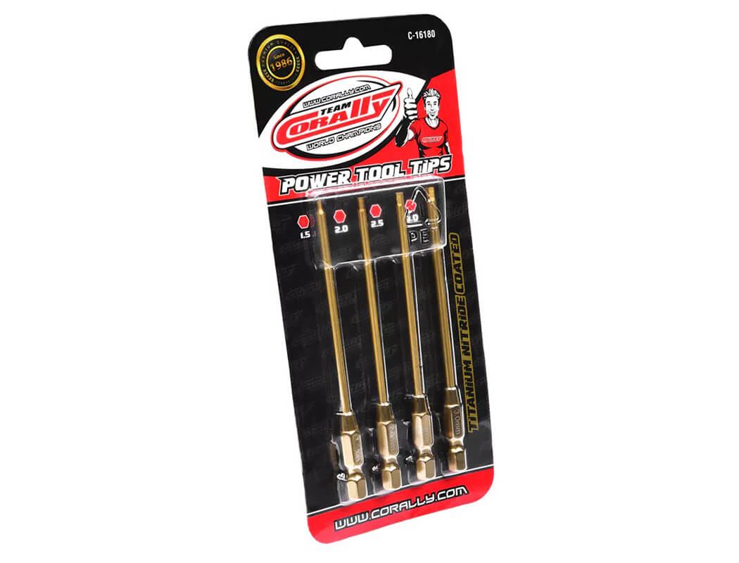 Corally Pro Tool Hex Tips Tini Coated 1.5/2.0/2.5/3.0Mm