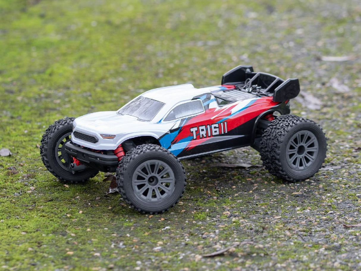 Pd Racing Tr16Ii Brushed Rc Truggy (Red, Blue & White)