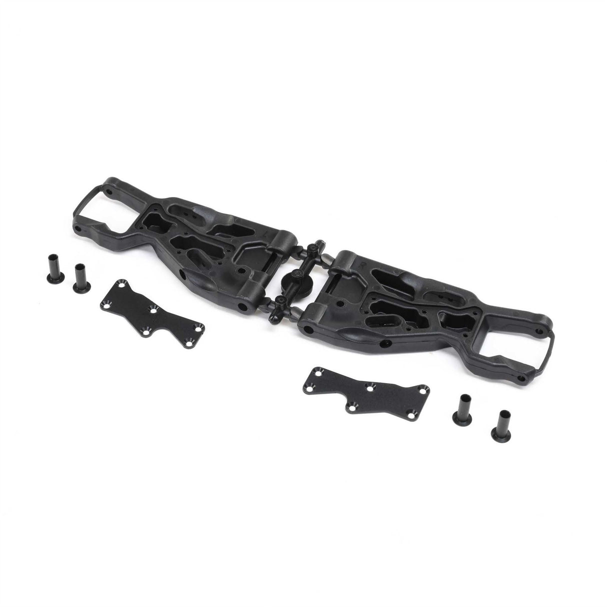 TLR Front Arm Set with Inserts: 8X, 8XE 2.0