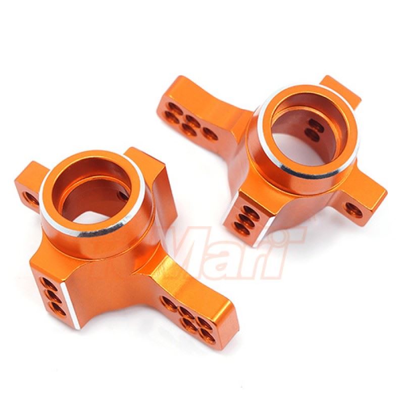 Yeah Racing Aluminum Front Steering Knuckle for Sprint 2 RWD Drift SPT2-S04 Orange