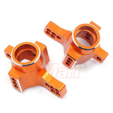 Yeah Racing Aluminum Front Steering Knuckle for Sprint 2 RWD Drift SPT2-S04 Orange