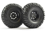 FASTRAX 1:10 CRAWLER GRANITE 2.2 SCALE WHEEL &#248;140MM TYRE (BLACK)