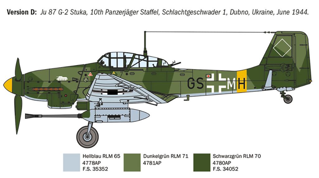 Italeri JU-87G-2 Kanonenvogel