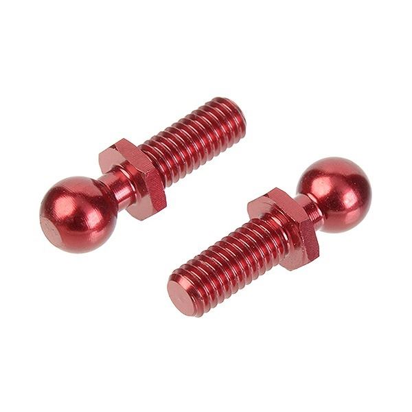Corally Alum. Threaded Ball 4.25mm 2 Pcs