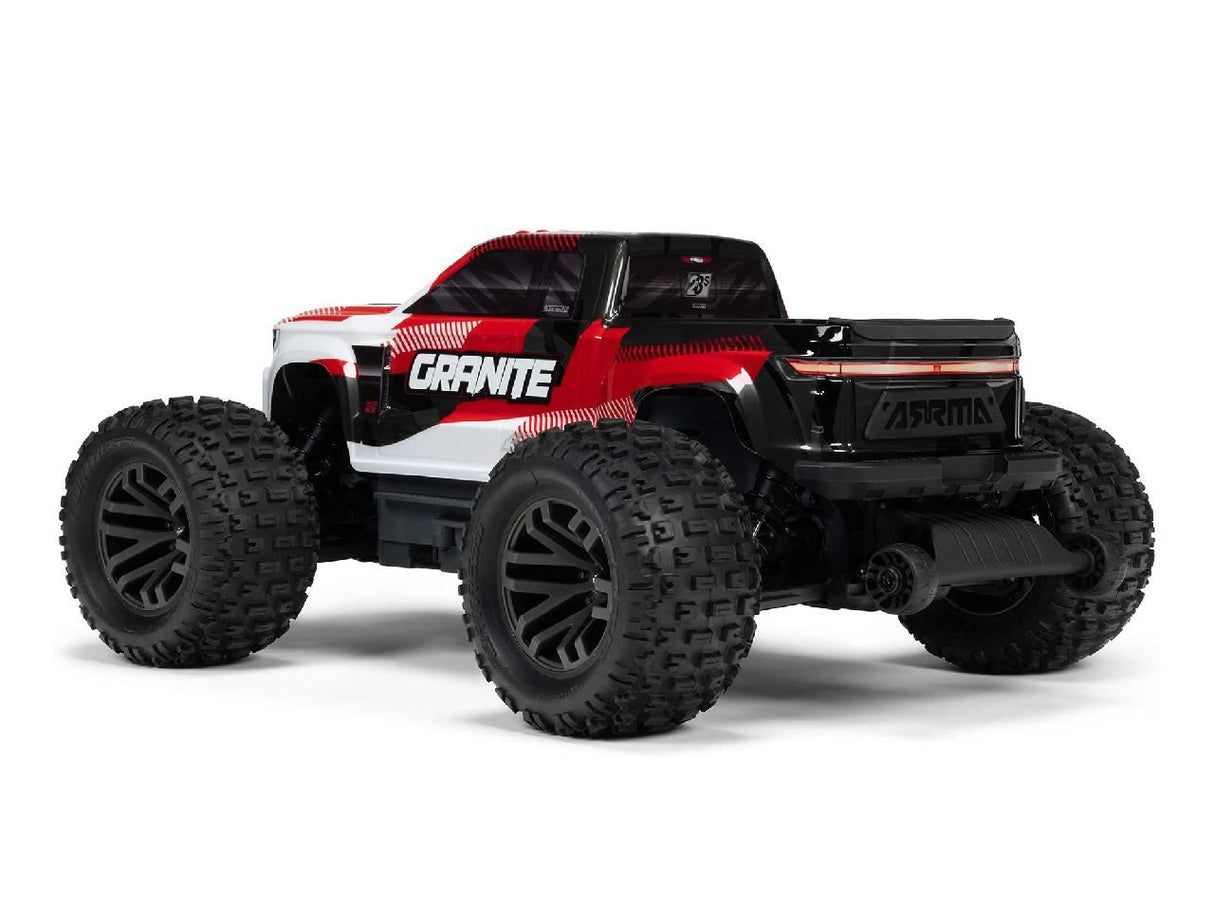 Arrma 1/10 Granite 223S Dsc 4X4 Rtr Brushless Monster Truck, Red