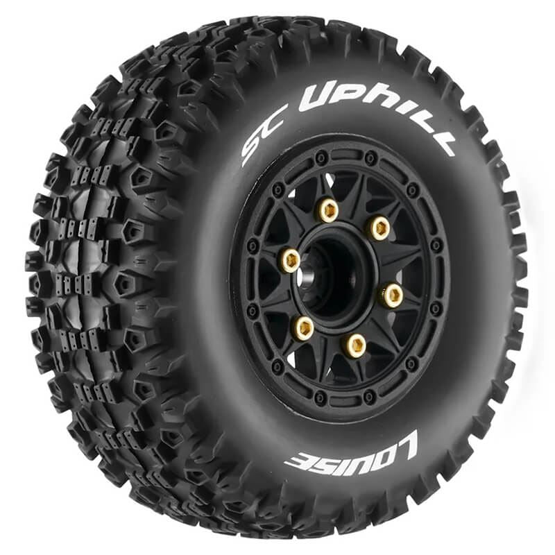 Louise Rc Sc-Uphill 1/10 Fr Soft Black 12,14,17Mm Removabl