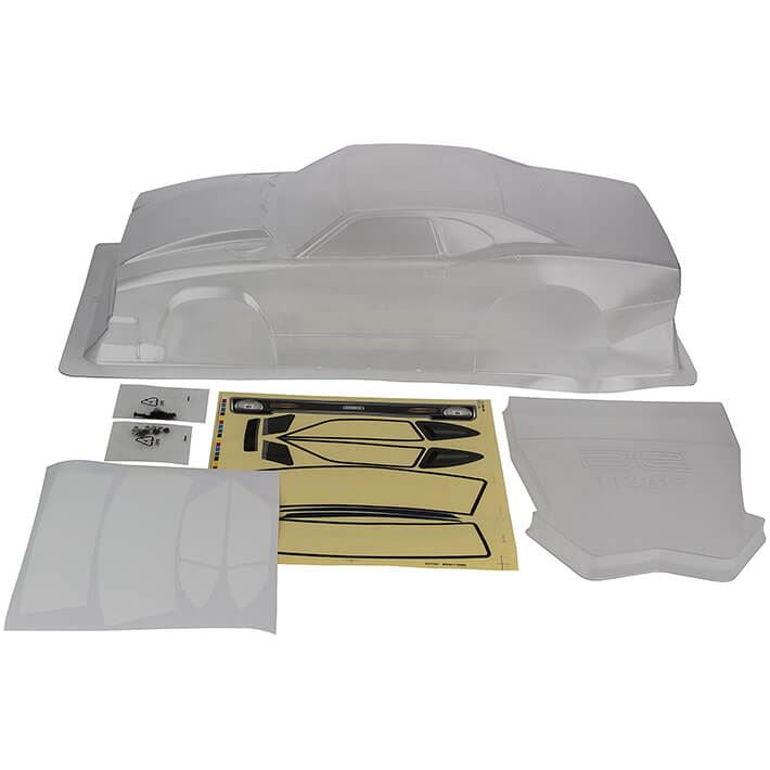 TEAM ASSOCIATED DR10 PRO REAKT LUCAS OIL DRAG BODYSHELL CLEAR