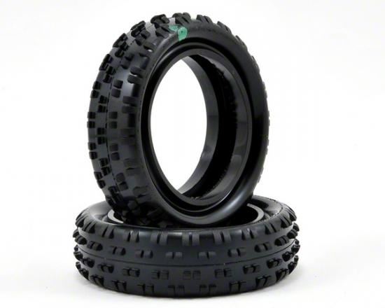 Schumacher Cut Stagger Low Profile Tyres - Green