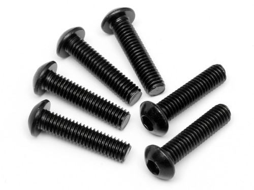 HPI Button Head Screw M6X25mm (Hex Socket/6Pcs)
