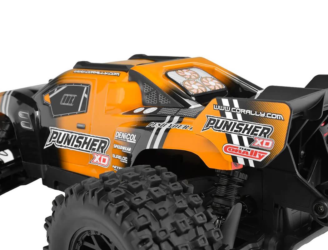 Corally Punisher Xd Rtr Truck - Orange