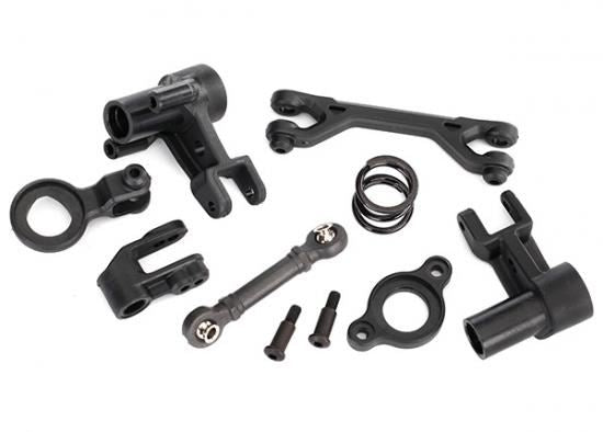 TRAXXAS Steering bellcranks/ servo saver, spring, retainer/servo hor