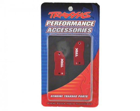 TRAXXAS Caster blocks, 30' red-anodised 6061 alu (left & right)