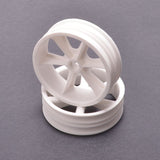 Jc 6 Spoke 2.2 2Wd Front White Wheel Cougar 2K Pr