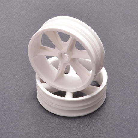 Jc 6 Spoke 2.2 2Wd Front White Wheel Cougar 2K Pr