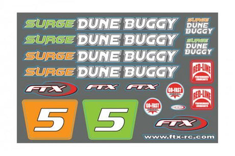 FTX SURGE DUNE BUGGY BODY (RED)