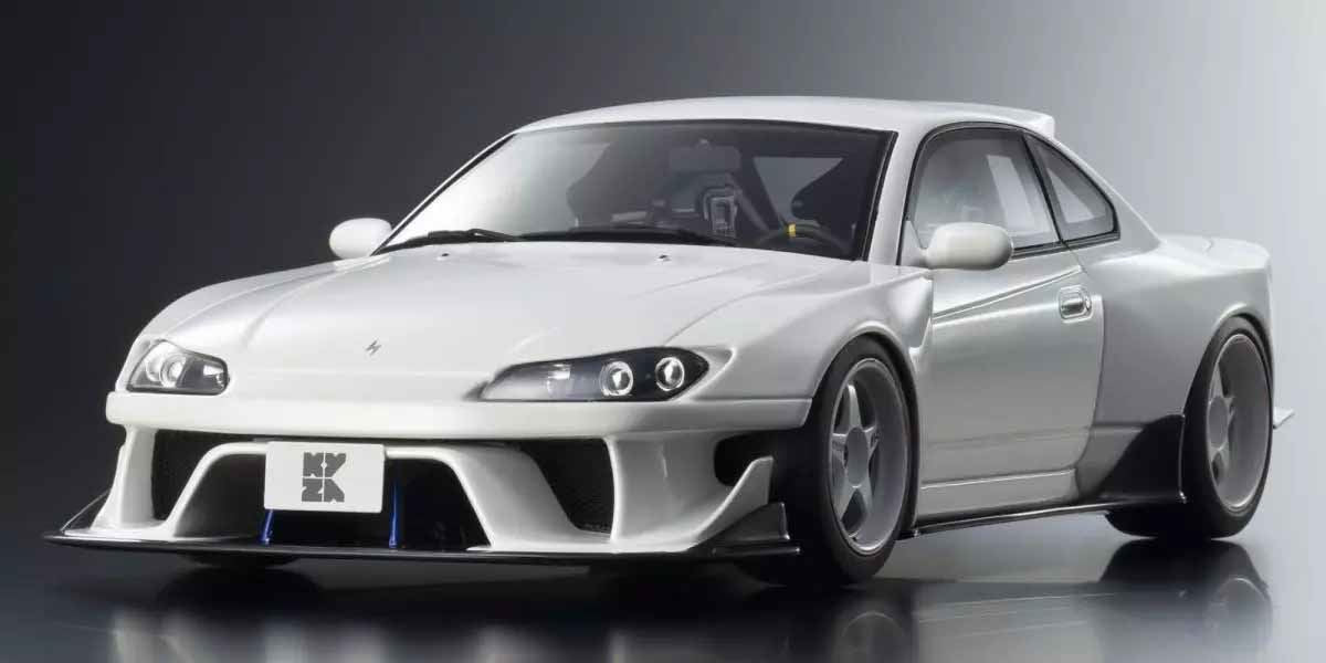 Kyosho 1:18 Samurai Collection Nissan Silvia S15 Khyzyl Saleem White