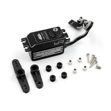 Yeah Racing Aluminium Case 10Kg Hackgear Low Profile Digital Servo For 1/10 Rc (Tamiya Hpi Kyosho)