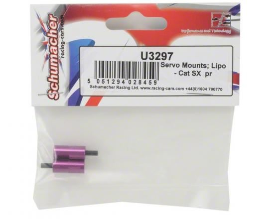 Schumacher Servo Mount; LiPo - Cat SX pr