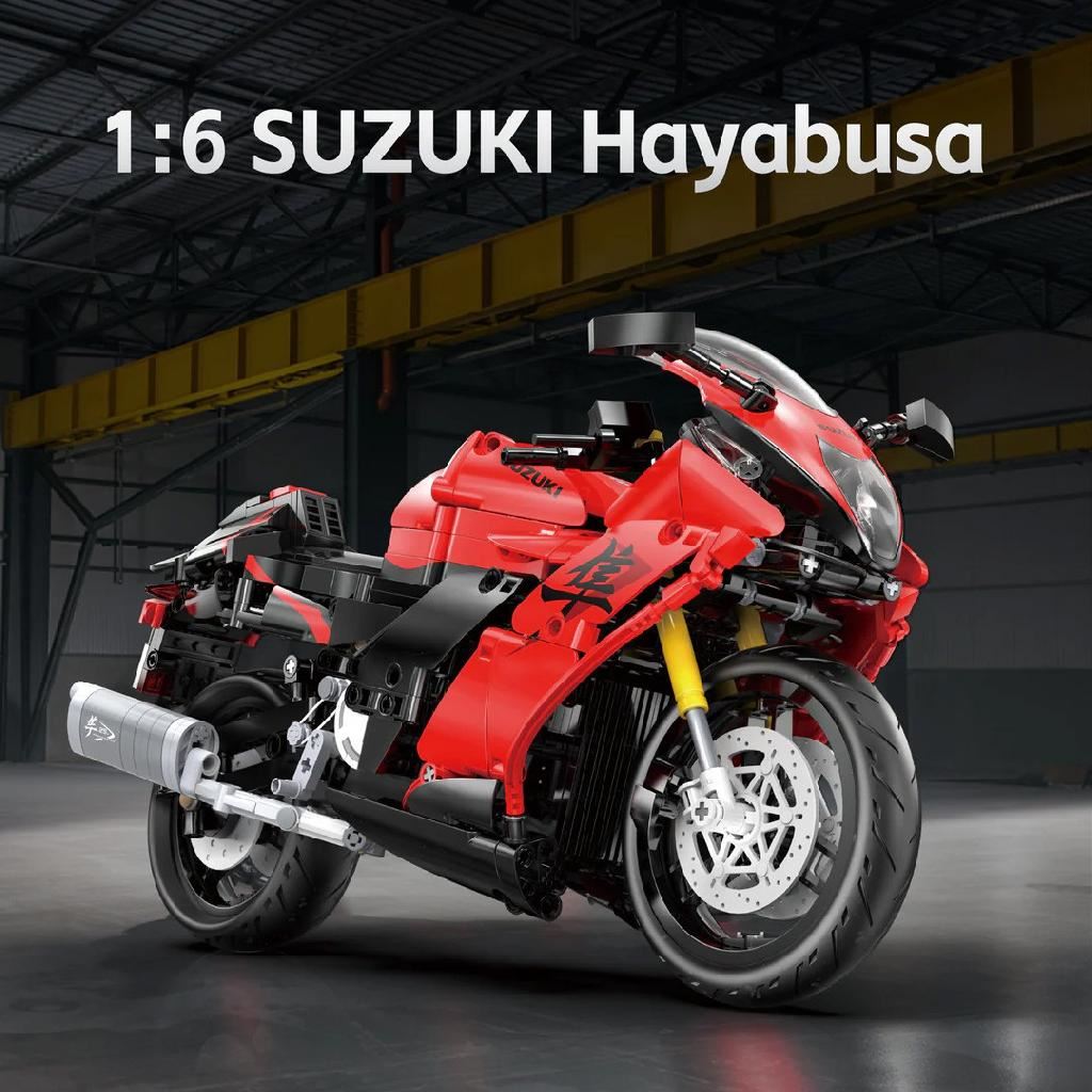 Cada 1:6 Suzuki Hayabusa Motorbike - 1043 Pcs