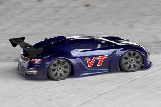 HYPER VT ONROAD RTR w/100A ESC 18KG SERVO, 2.4ghz RADIO - BLUE