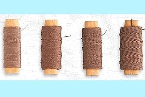 Artesania Cotton Thread Brown 0.15mm