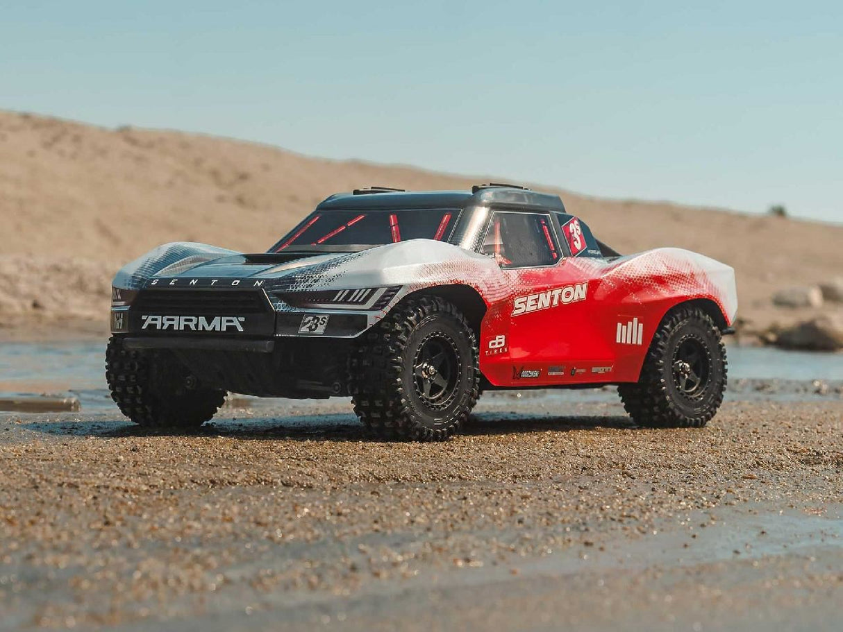 Arrma 1/10 Senton 223S Blx 4X4 Sct Rtr With Dsc Red/Gunmetal