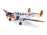 E Flite Beechcraft D18/Rc-45J 1.5M Bnf Basic With As3X+ And Safe Sel