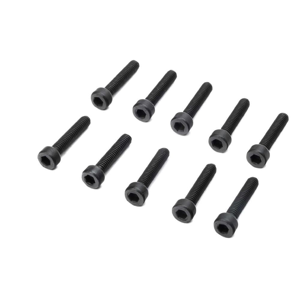 Losi Cap Head Screws, M4 X 20Mm Stl (10)