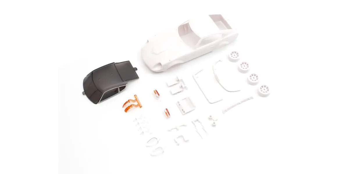Bodyshell Nissan Fairlady 240Zg Mini-Z + 4Wd Rims (White Body)