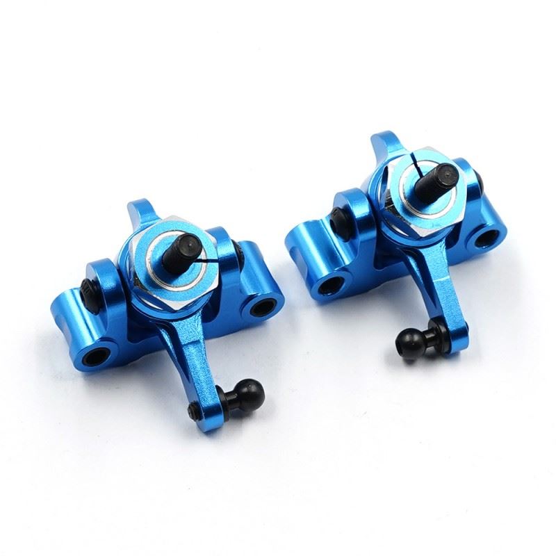 Yeah Racing Aluminum Front Hex Upright Conversion Set For Tamiya Dt02 Dt03