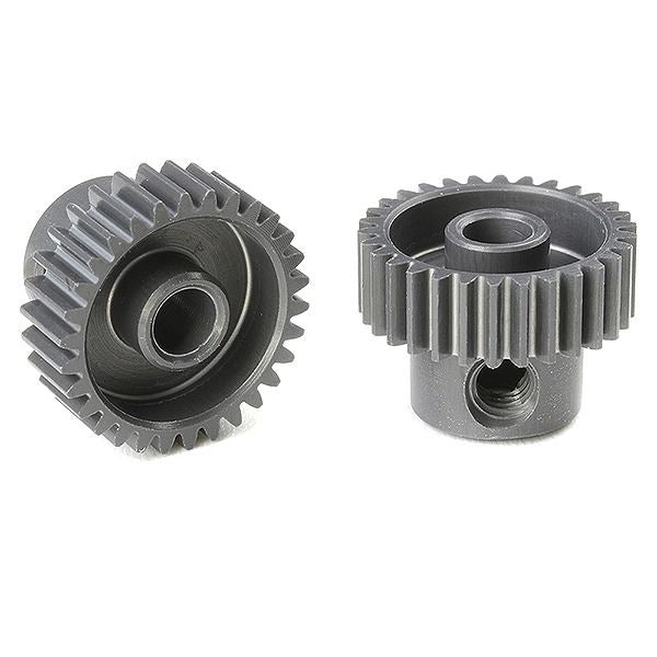Corally 64 Dp Pinion Short Hard Anodised Al7075 30 Teeth Shaft Dia. 3.17mm