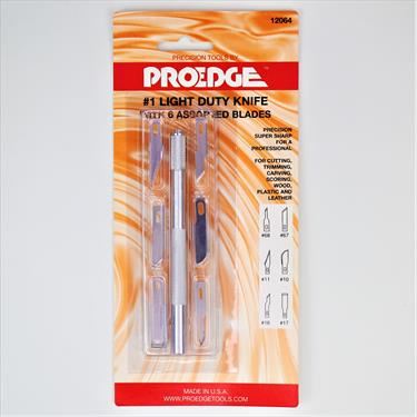 PROEDGE #1 Precision Light Duty Knife w/6 Assorted Blades