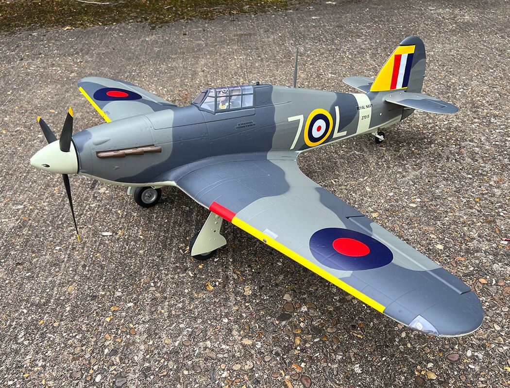 Xfly Hawker Sea Hurricane Mk1 Grey/Green 1200Mm Pnp