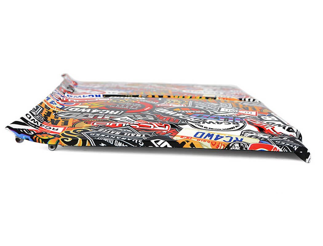 Rc4Wd Chevrolet Blazer & K10 Hood (Sticker Bomb)