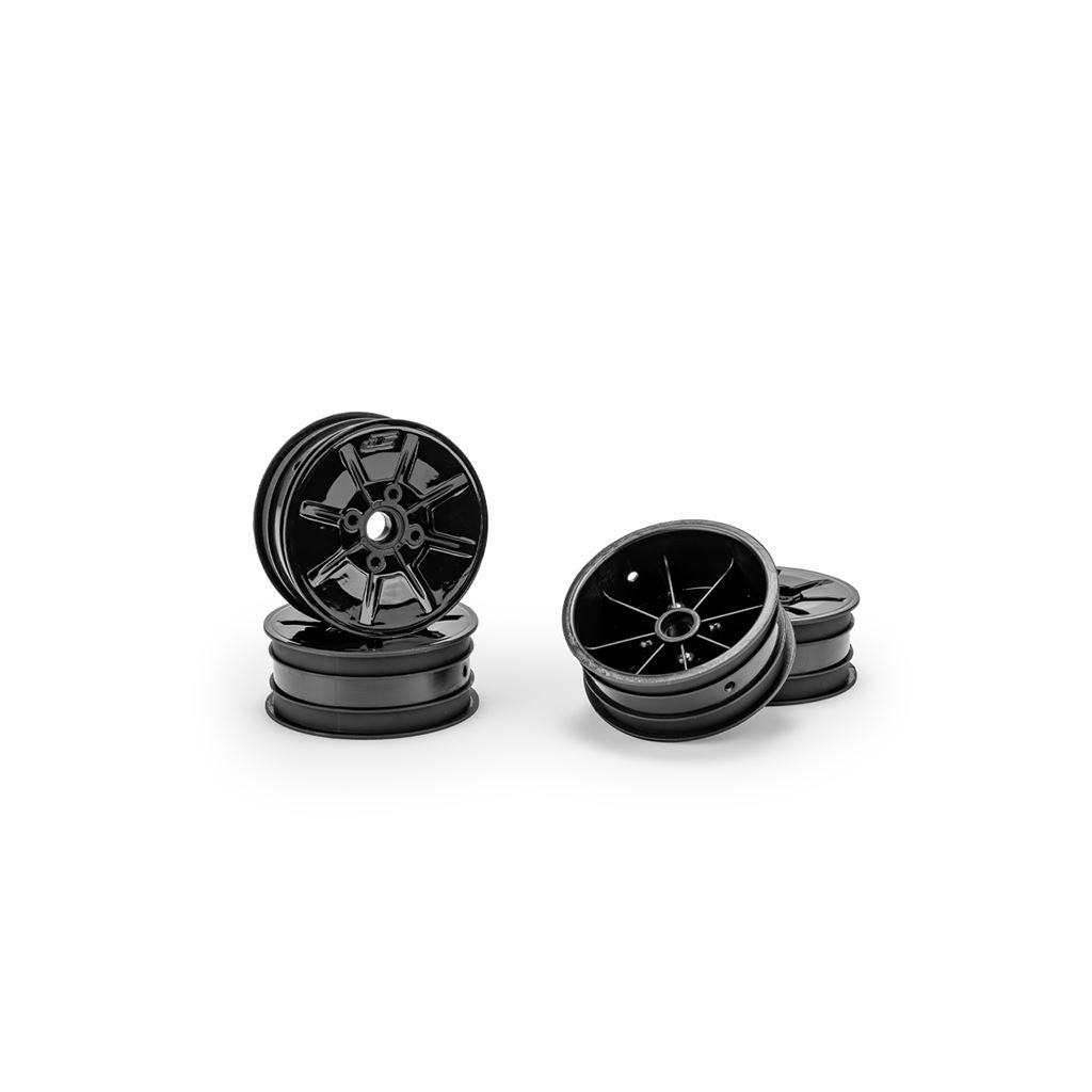 Pioneer - Rc10 2.2In Front Wheel Black - 4Pc