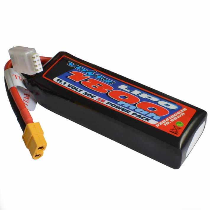 Voltz 1800Mah 11.1V 30C Lipo Battery W/Xt60