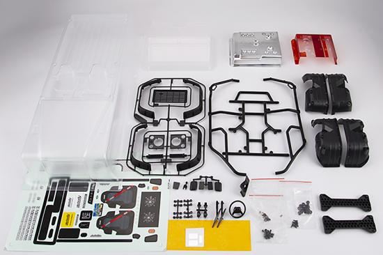 Killer Body Marauder II Clear Bodyfit for Traxxas Trx-4 Chas -