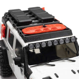 Axial 1/30 Scx30 Jeep Wrangler Jlu 4X4 Rtrrock Crawler White