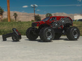 Arrma 1/10 Gorgon 223S 2Wd Rtr Monster Truck, Red/Black