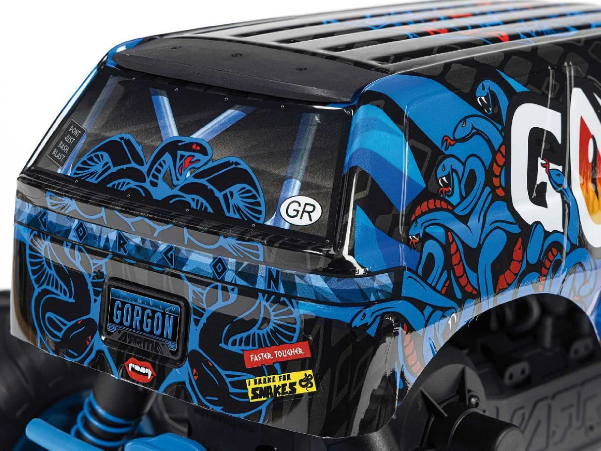 Arrma 1/10 Gorgon Mega 550 2Wd Mt With Battery & Charger Blue