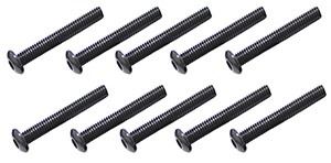 Core RC Steel Button Head Hex Screws M3 x 22 pk10