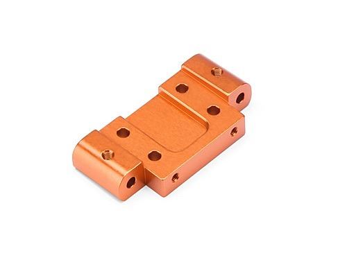 HPI Aluminum Front Suspension Arm Mount (3 Deg/Orange)
