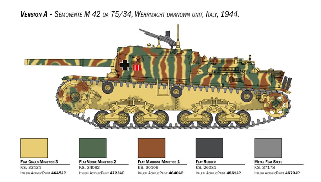 Italeri Semovente M42 da 75/34
