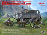 Icm Ahn 'Gulaschkanone' Truck With 4 Figures & Accessories