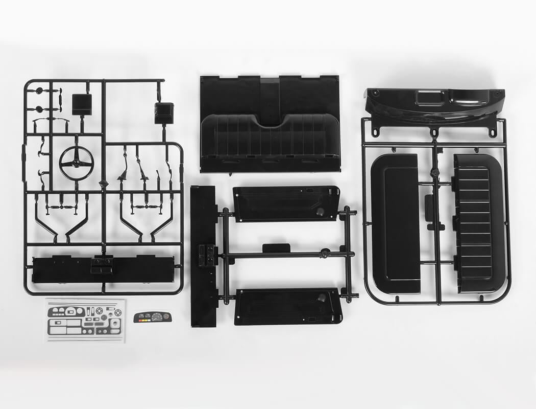 RC4WD MOJAVE II TWO DOOR COMPLETE INTERIOR W/METAL DETAILS