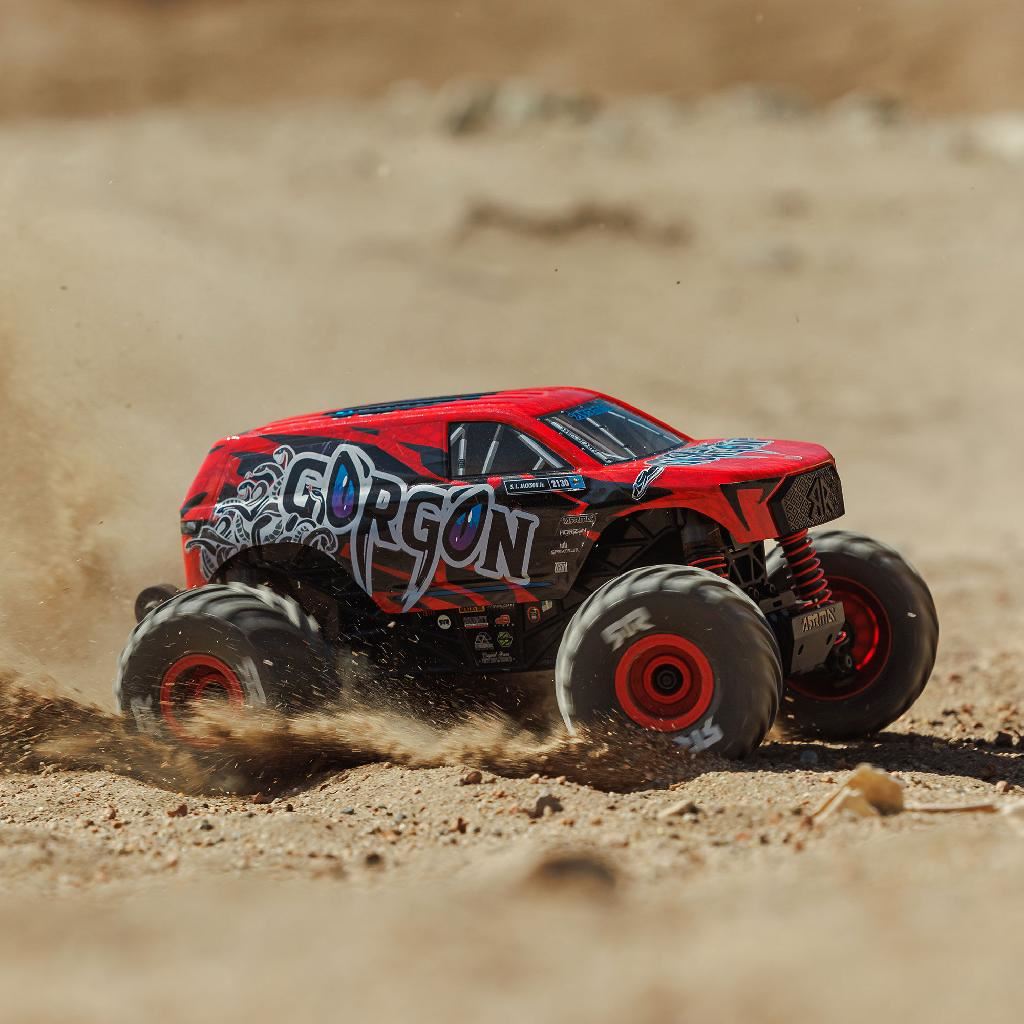 Arrma 1/16 Gorgon Grom 4X4 Rtr Monster Truck Red