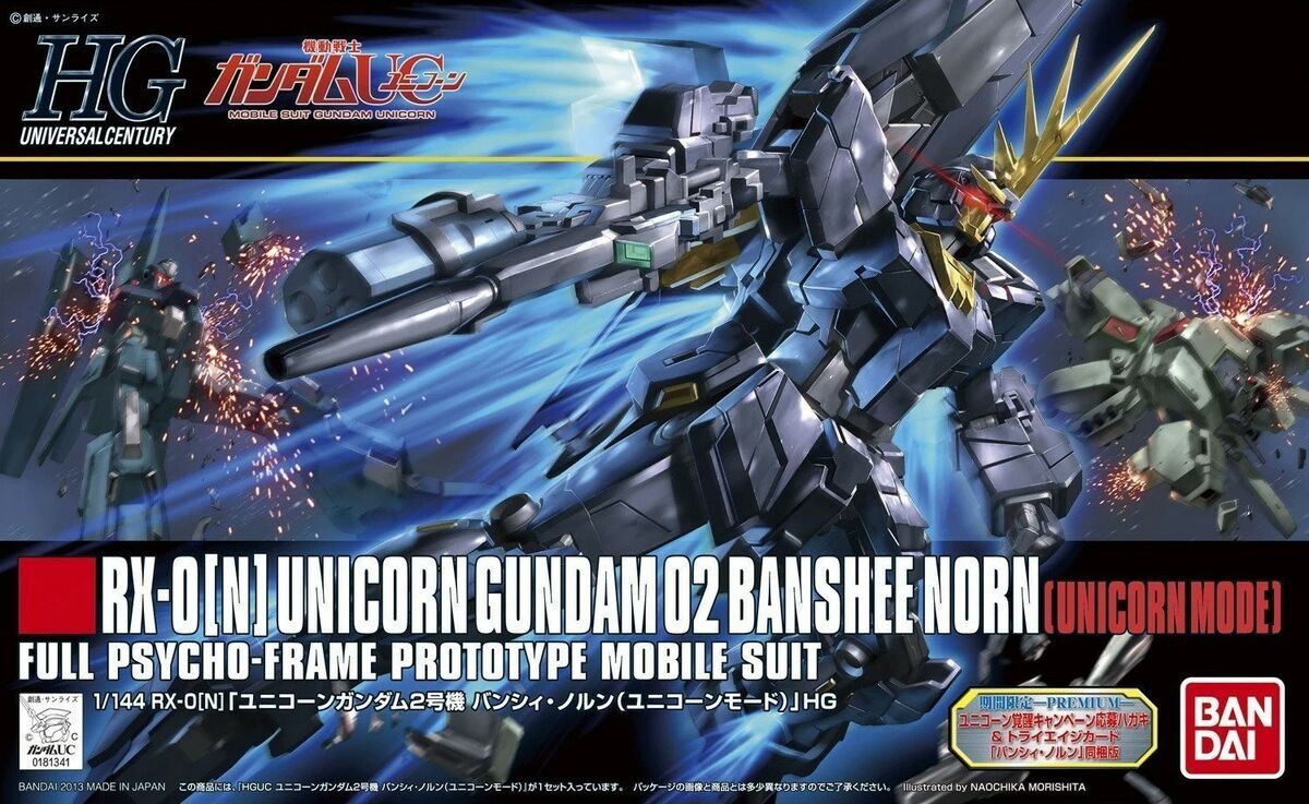 Bandai Hobby Hguc 1/144 Unicorn Gundam 2 Banshee Norn (Unicorn Mode)