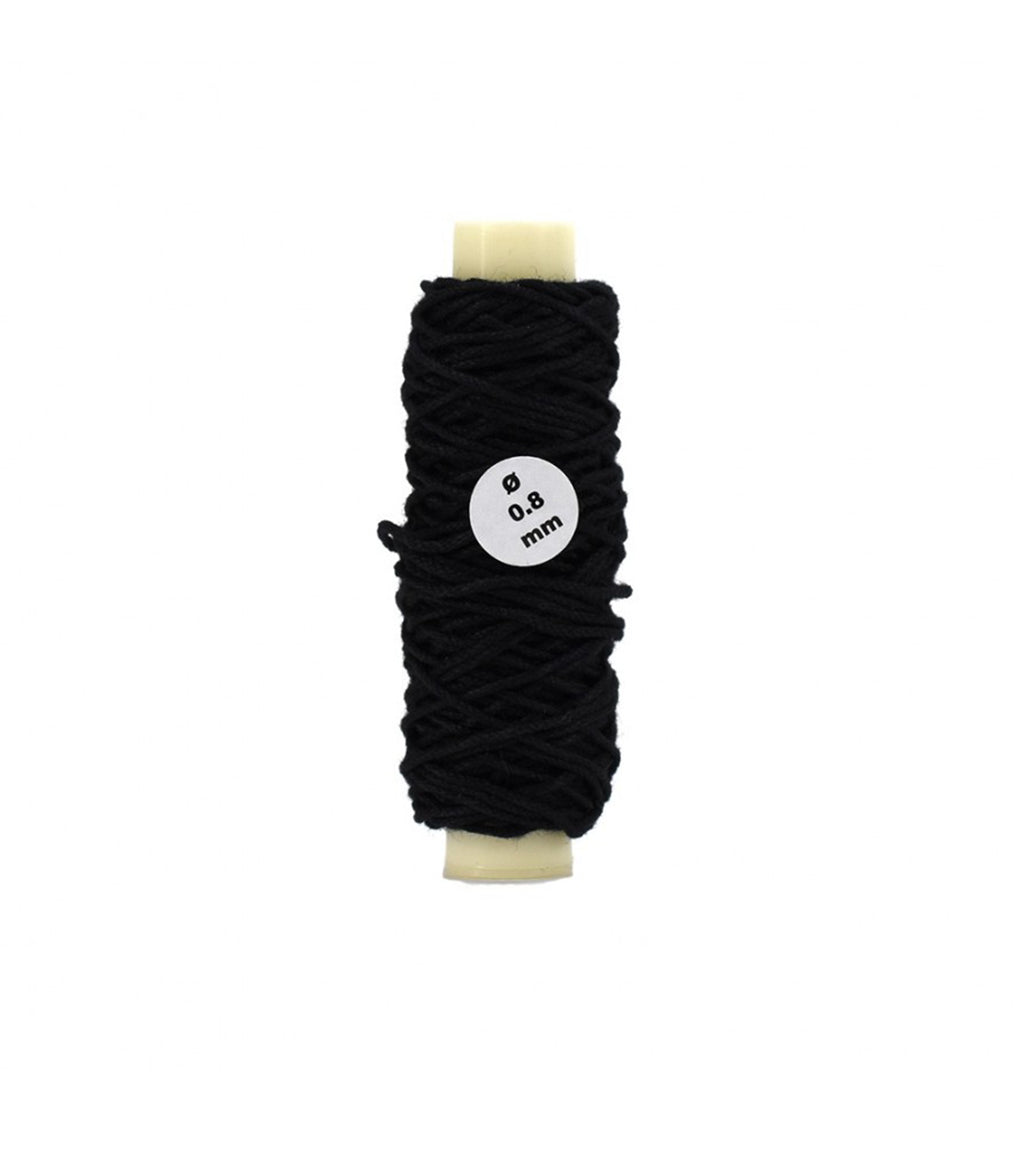 Artesania Cotton Thread Black 0.75mm