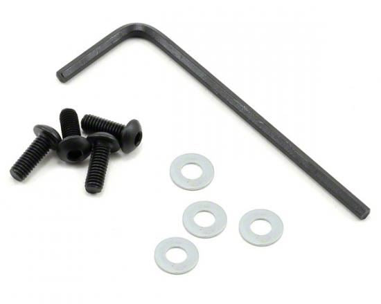 Schumacher M3x8mm Button Screws & Washers pk4